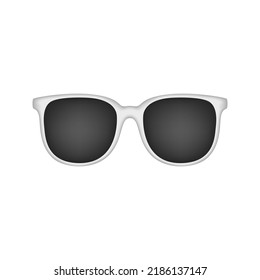 Glasses isolated on white background