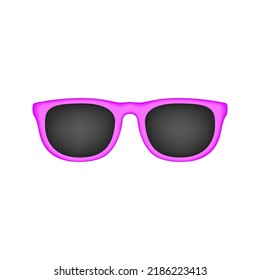 Glasses isolated on white background