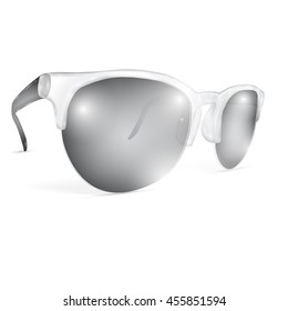 Glasses. Isolated on white background. Vector illustration.