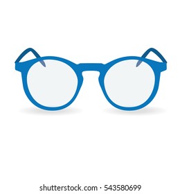 Glasses isolated on white background. Vector illustration