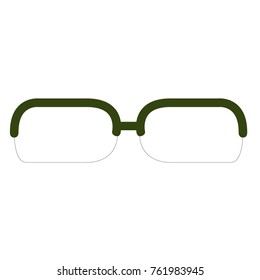 Glasses isolated on white background, Vector illustration