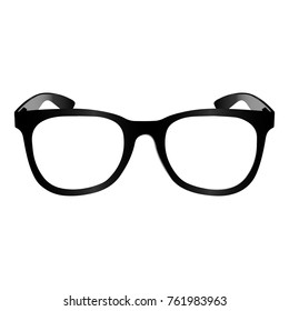 Glasses isolated on white background, Vector illustration