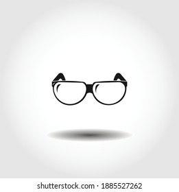 icono vectorial aislado de gafas. elemento de diseño de ropa