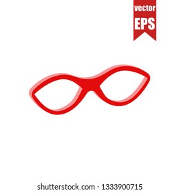 Glasses isometric icon.Vector illustration.