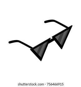 Glasses. isometric style