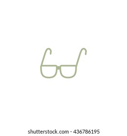 glasses, lenses, icon