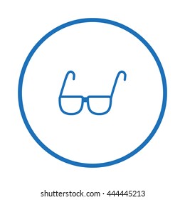 glasses, lenses, icon