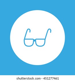 glasses, lenses, icon