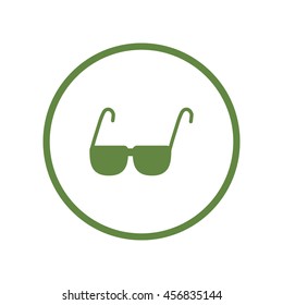 glasses, lenses, icon
