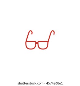glasses, lenses, icon