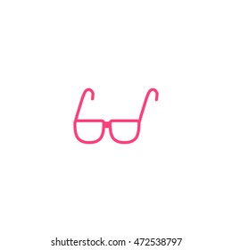glasses, lenses, icon