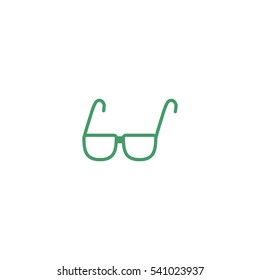 glasses, lenses, icon