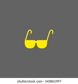 glasses, lenses, icon