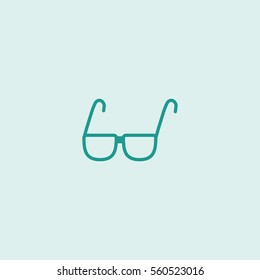 glasses, lenses, icon