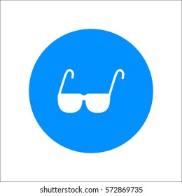 glasses, lenses, icon