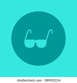 glasses, lenses, icon