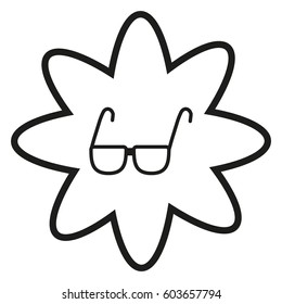 glasses, lenses, icon