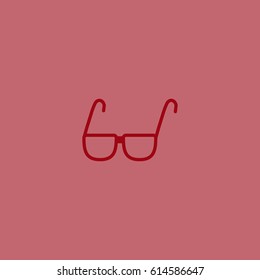 glasses, lenses, icon