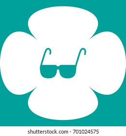 glasses, lenses, icon