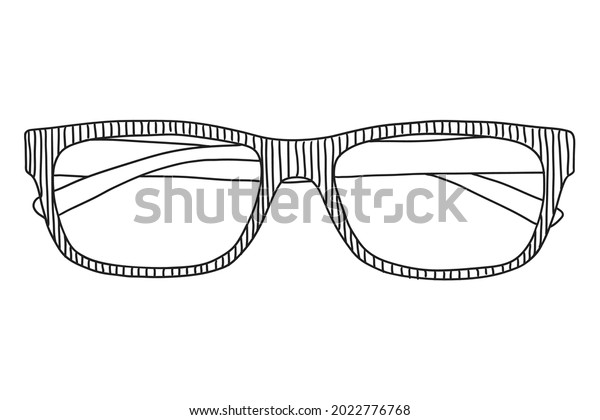 Glasses Lenses Improving Vision Vector Image Stock Vector Royalty Free 2022776768 Shutterstock