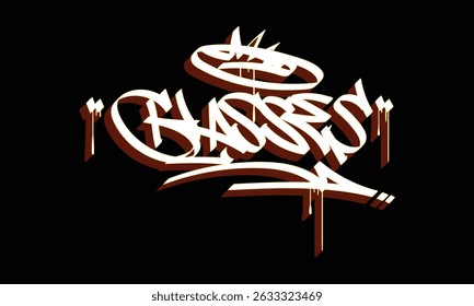 GLASSES lettering custom style design