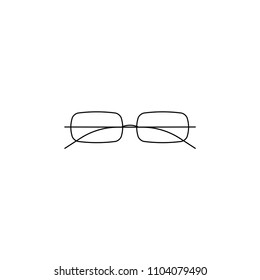 Glasses line Icon