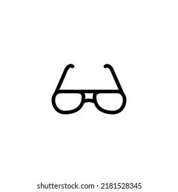 Glasses line icon vector design