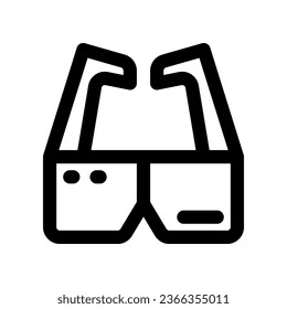 glasses line icon. vector icon for your website, mobile, presentation, and logo design.