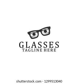 Glasses Logo Design Stock Vector (Royalty Free) 1299513040 | Shutterstock