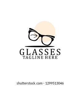 Glasses Logo Design Stock Vector (Royalty Free) 1299513046 | Shutterstock