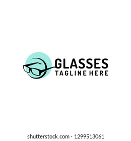 Glasses Logo Design Stock Vector (Royalty Free) 1299513061 | Shutterstock