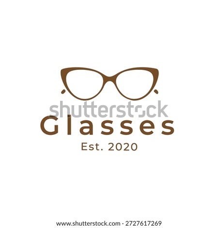 Glasses Logo Design Featuring Stylish Eyewear and Establishment Date