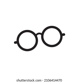 Glasses Logo Design. spectacles icon design template vector.