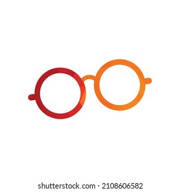 Glasses Logo Design. spectacles icon design template vector.