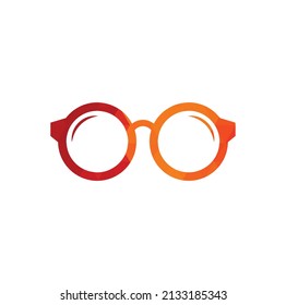 Glasses Logo Design. Brillensymbole Design Vorlage Vektorgrafik.