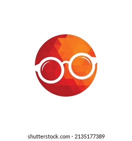 Glasses Logo Design. spectacles icon design template vector.