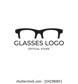 Vector de diseño de logotipo de lentes. logotipo para tienda de gafas