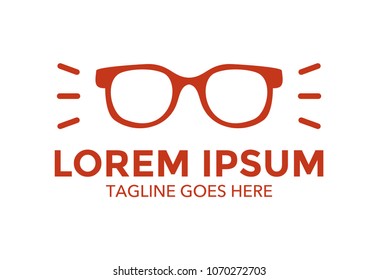 glasses logo. geek. summer. vector illustration