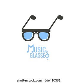 Glasses logo or icon.