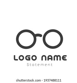 Glasses Technology Logo Template Design Vector Stock Vector (Royalty ...