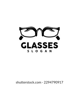 Logotipo de gafas, vector óptico de moda, plantilla de ilustración de iconos Diseño sencillo
