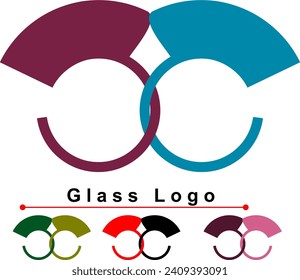 Glasses Logo, Optical logo design, Company logo design, Minimalist design, Eyeglasses logo design,