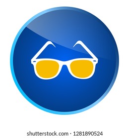 glasses, logo or sign for user interface in travel application