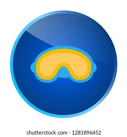 glasses, logo or sign for user interface in travel application