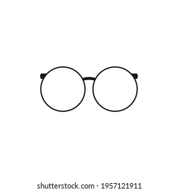 glasses logo stock vector template