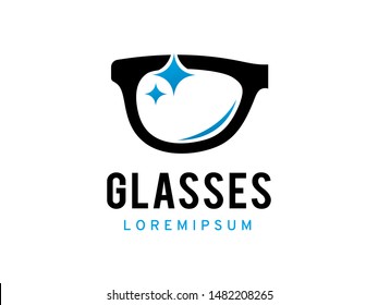 Glasses Logo Symbol Icon Template Stock Vector (Royalty Free ...