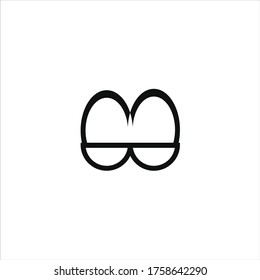 Glasses Logo Template Design Vector, Emblem, Concept Design, Creative Symbol, Icon