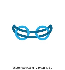 Glasses Logo Vector Icon Template Illustration