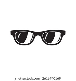 Glasses Logo Vector Image Graphic