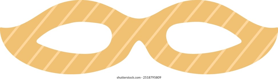 Máscara de los vidrios para la Ilustración vectorial del carnaval